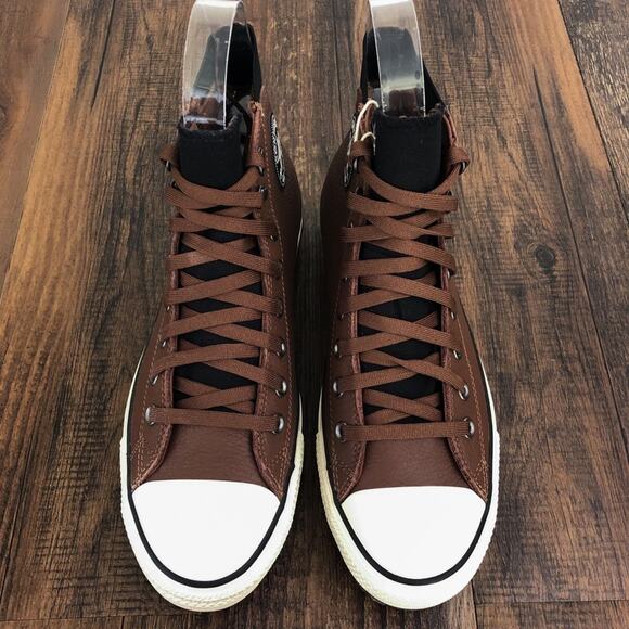 Converse Chuck Taylor All Star City Trek Waterproof Boot Men Size 10 Brown Black - Picture 4 of 14